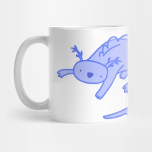 Blue Axolotl Mug